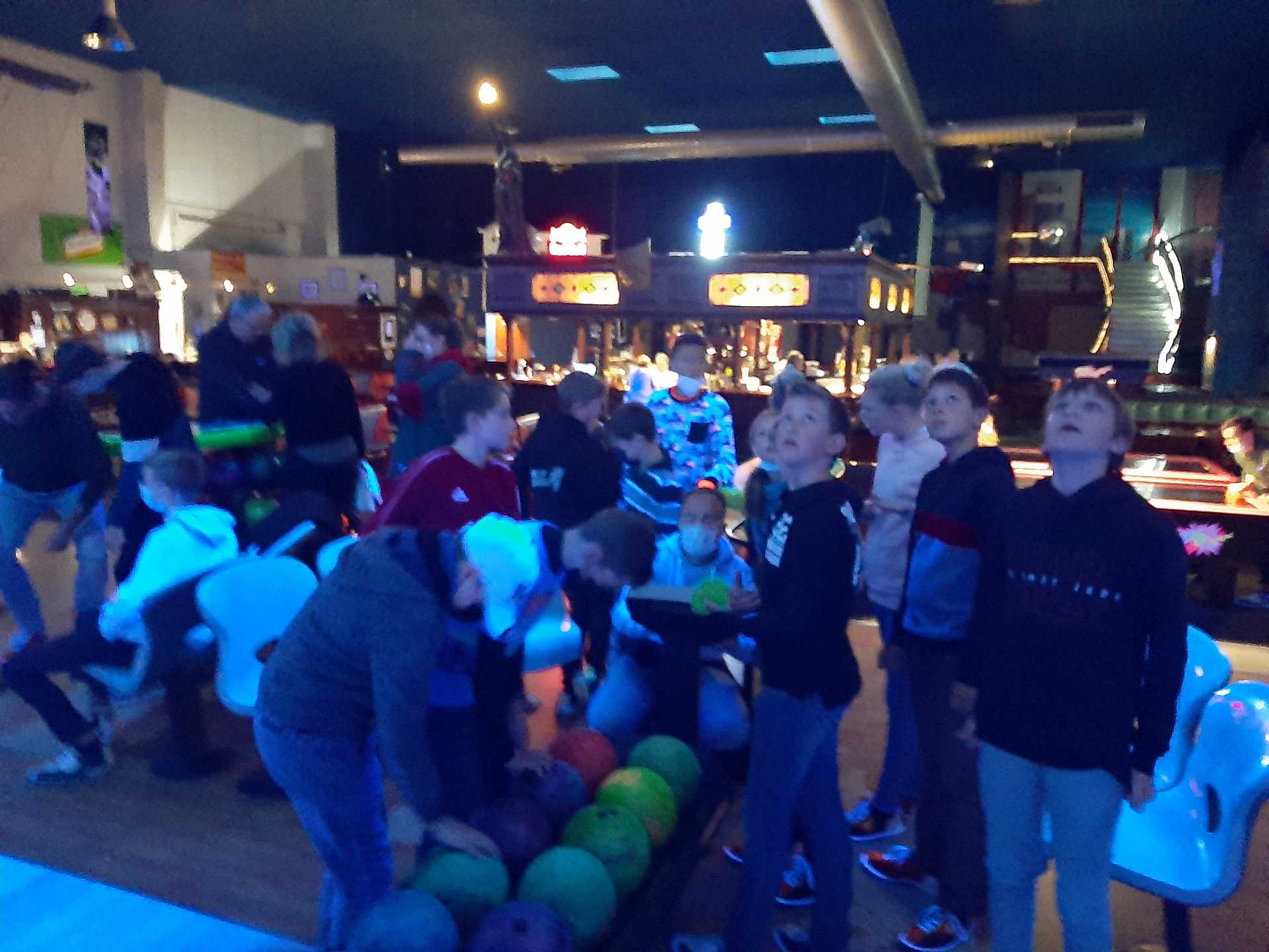Beim Bowling