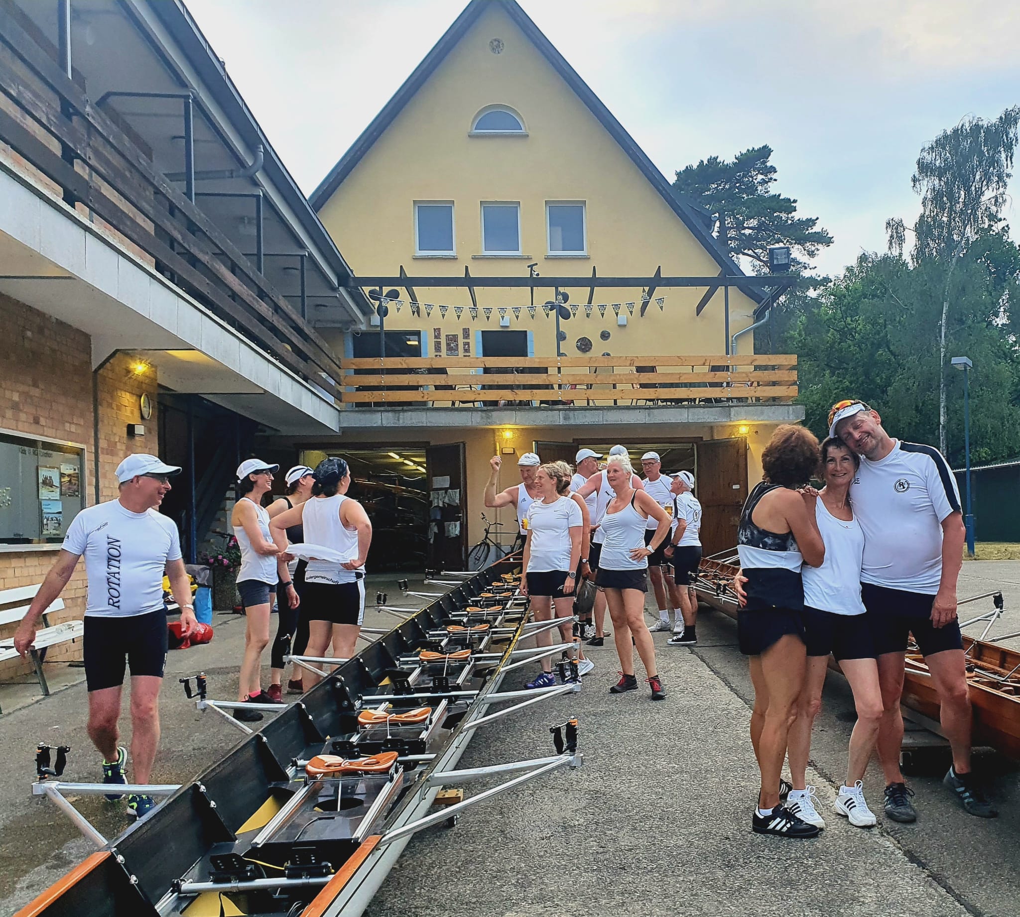 Nach über 28km wieder in unserem Bootshaus