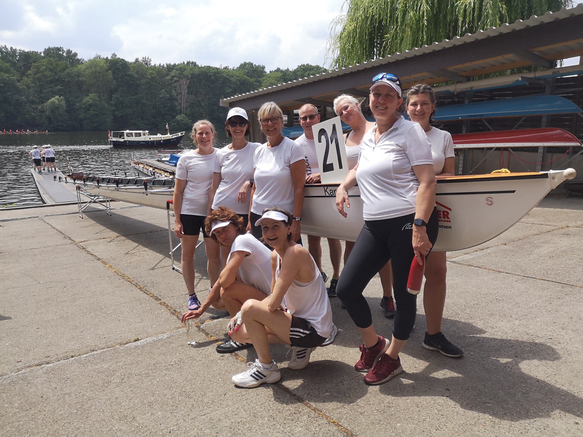 Die Damen mit der Startnummer 21