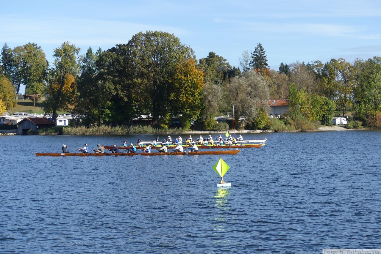 An der Startlinie (C) Waginger Ruderverein