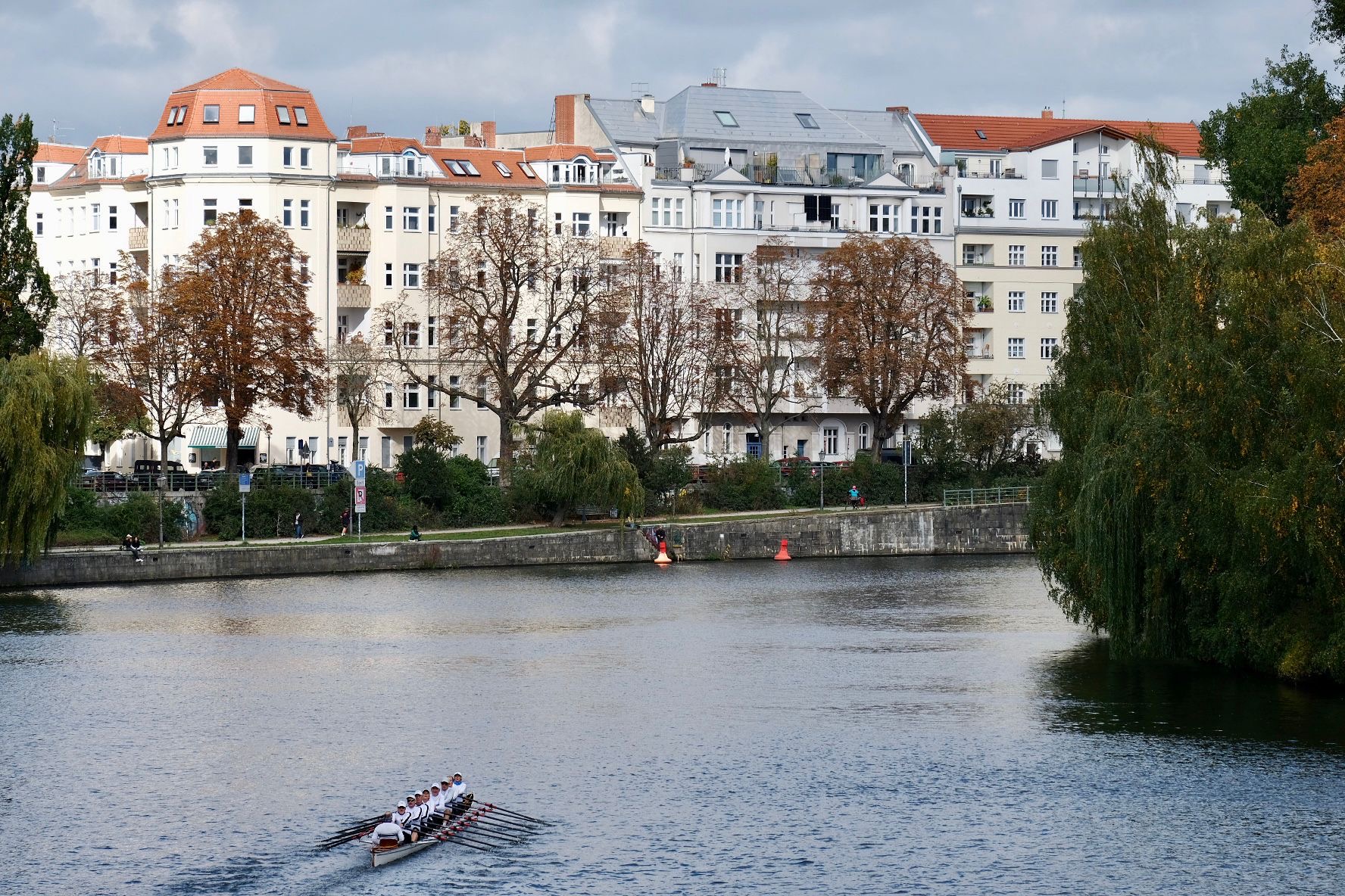 Auf der Strecke in Moabit