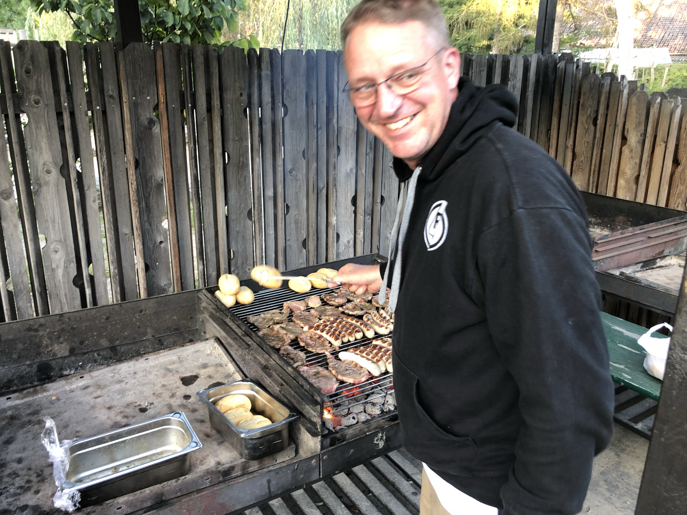 Der Präsi grillt