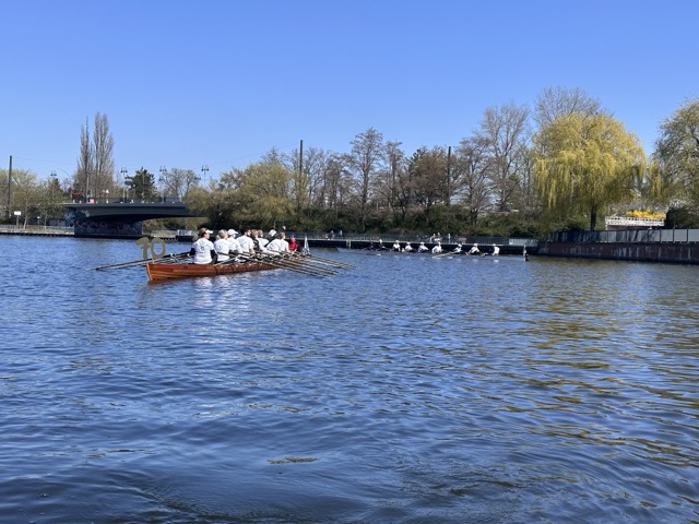 Beide Achter im Köpenicker Becken
