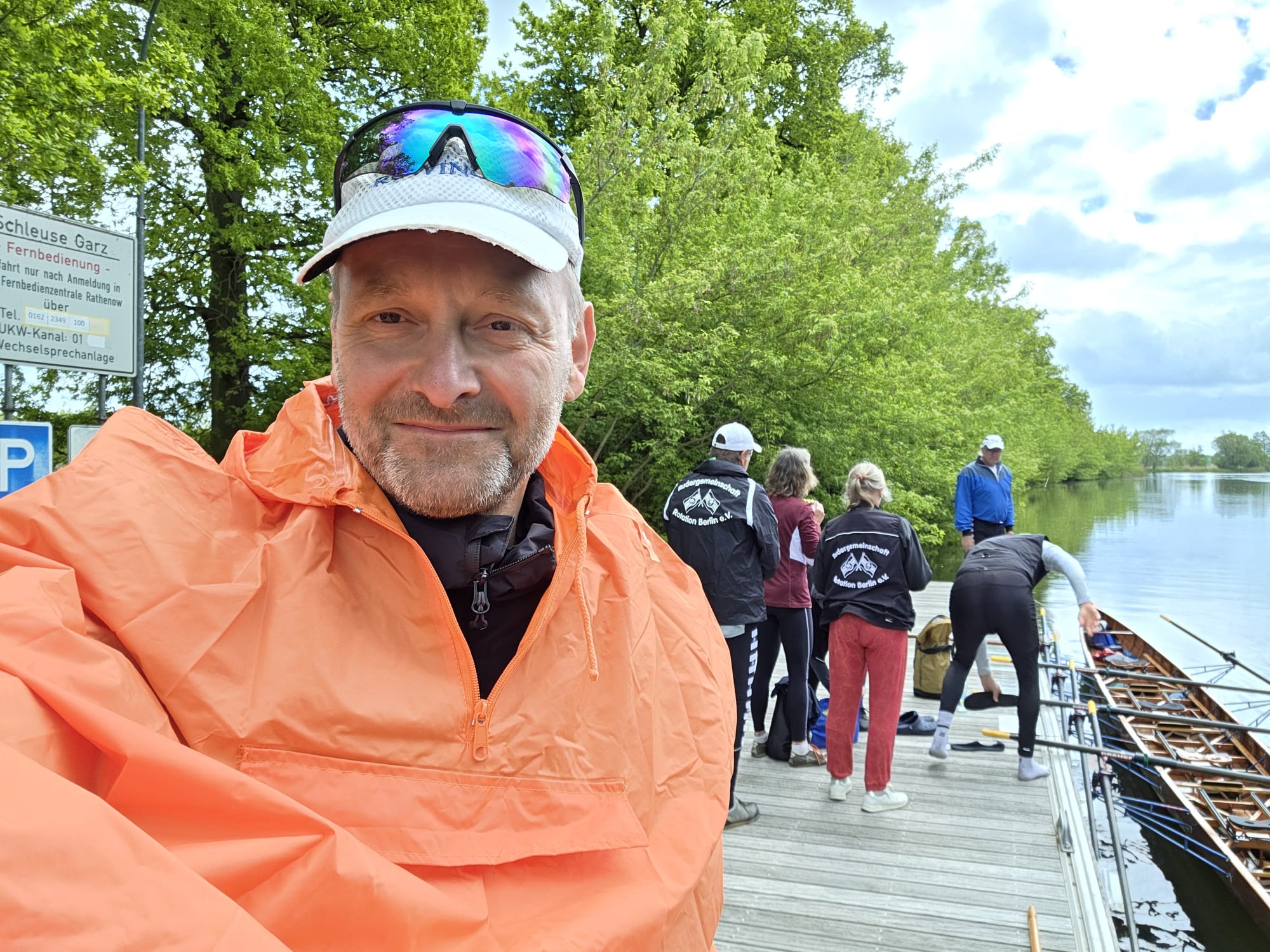 3. Tag - Schleuse Garz - der Steuermann ist eingekleidet