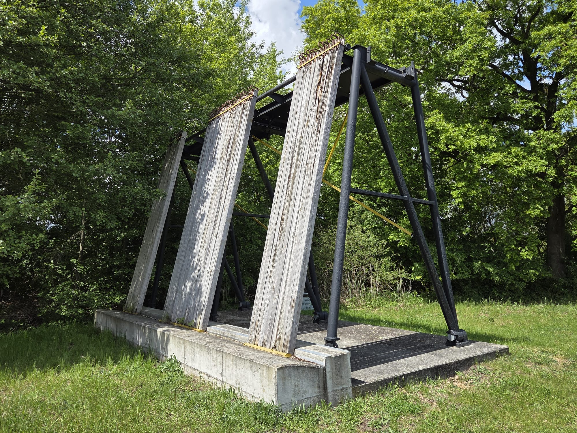 4. Tag - Reste des alten Nadelwehres in Bahnitz …