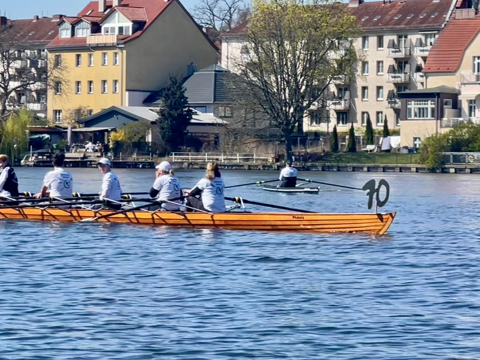 Der Jubilar auf Fahrt