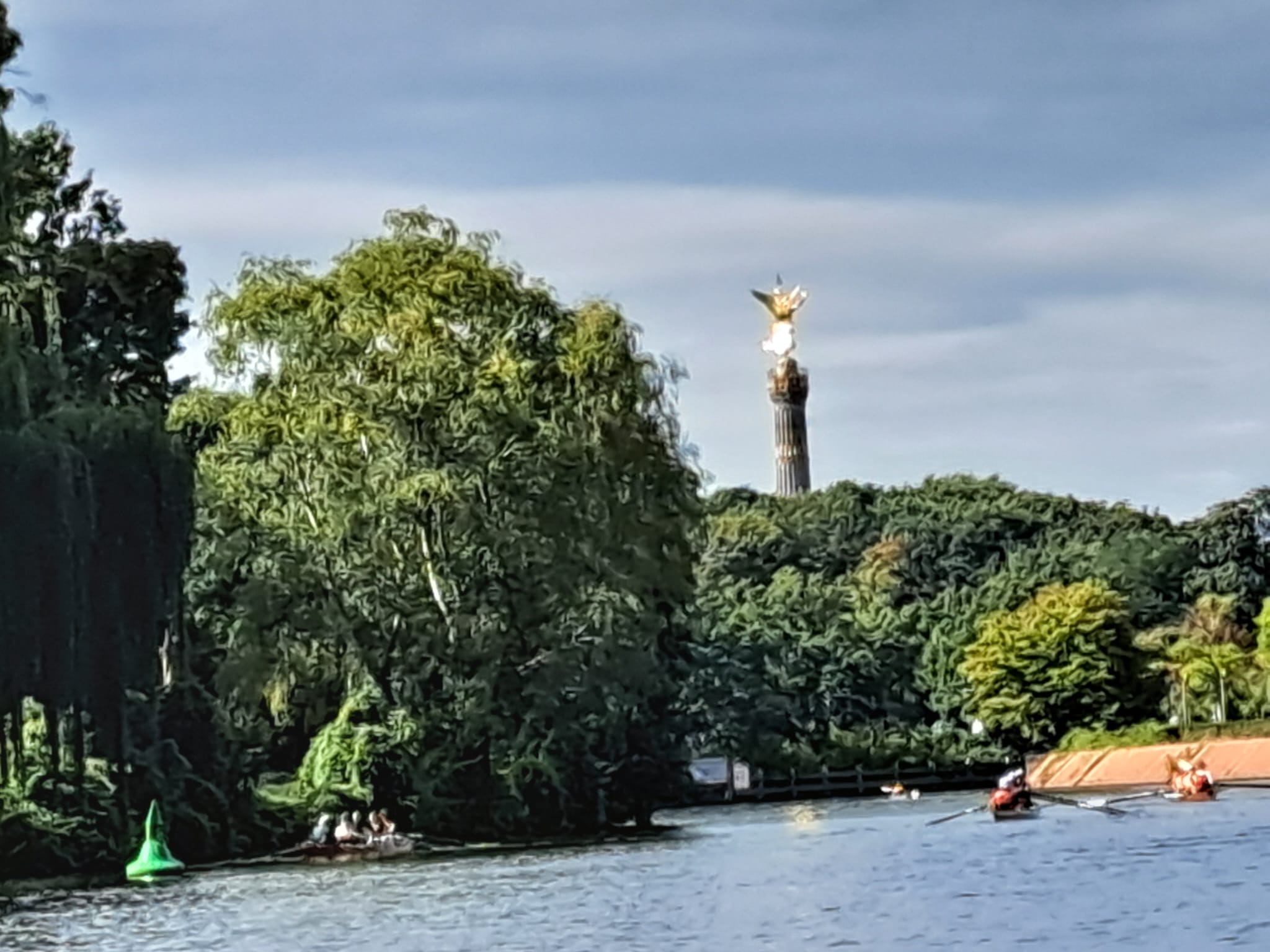Die Goldelse in der Sonne