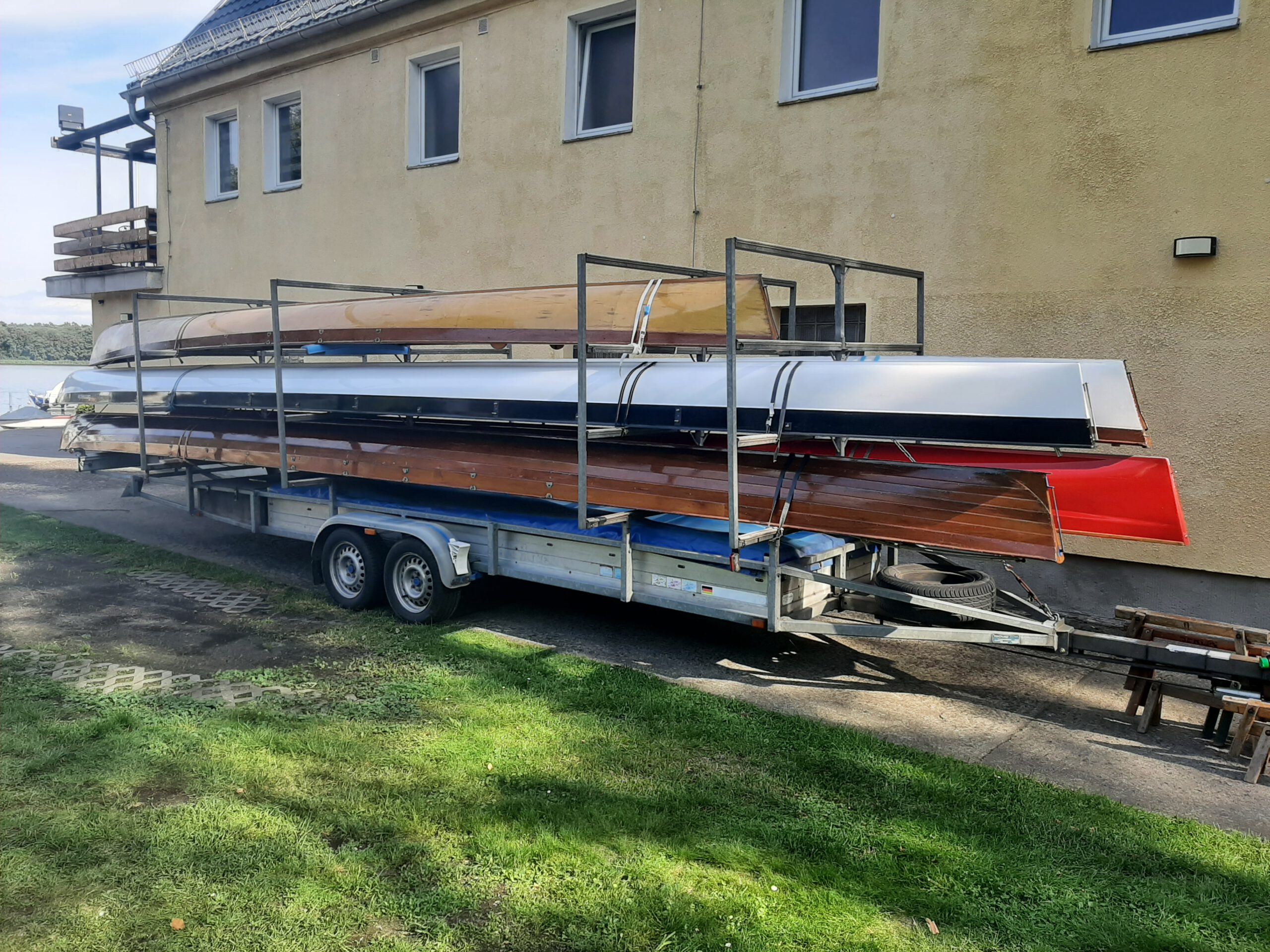 Der Transport vor der Abfahrt